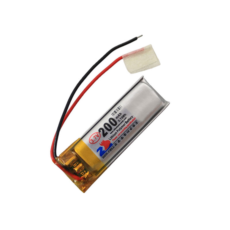 3.7V 10~200mAh